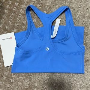 Lululemon Cool racer back short tank nulu (blue Nile)